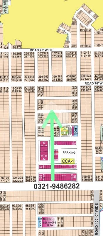 DHA Lahore phase 7 Block Q Kanal plot for sale ideal for builders and end users