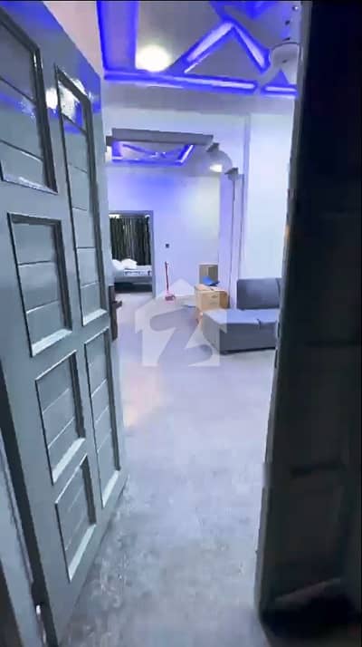Saif Heights, Arbab Road Stop, University Road, 1-Bed Furnished Flat For Sale