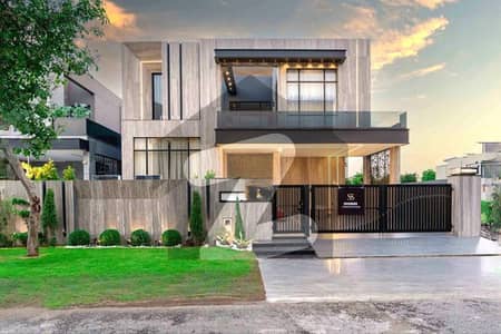 1 Kanal Top Quality Build Luxurious Beautiful Modern Design Villa With Basement For Sale In DHA Lahore Phase 7 Prime Location