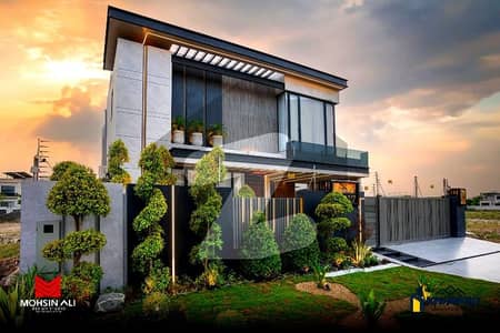 1 Kanal Top Quality Build Luxurious Beautiful Modern Design Villa With Basement For Sale In DHA Lahore Phase 7 Prime Location