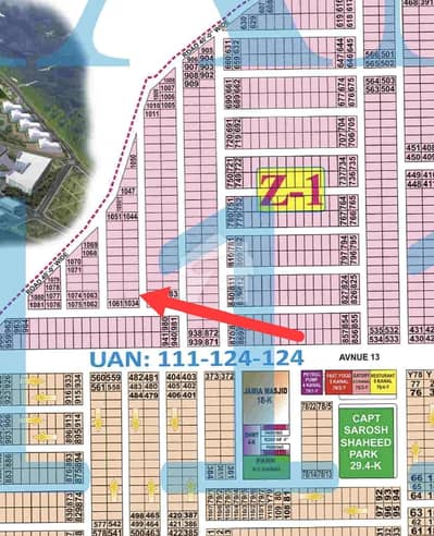 1 kanal plot in phase 7 block Z1 next corner
