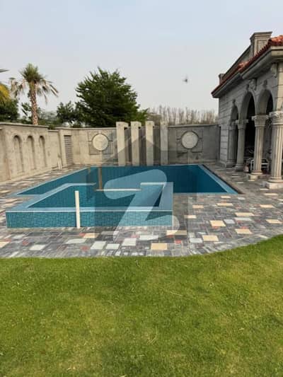 **Corner Farmhouse with Swimming Pool for Sale on Main Barki Road**