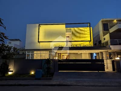 Brand New Designer Kanal Architecture Mansion With 5 Specious Bedrooms With A+ Quality Construction Located At Prime Location