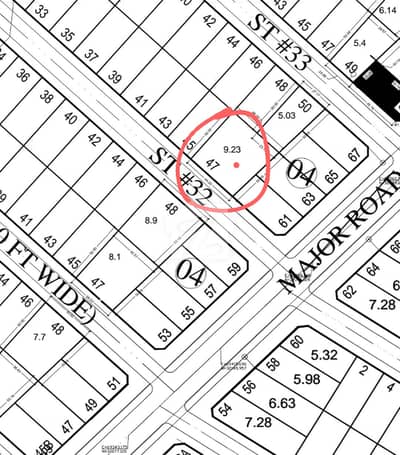 9.23 Marla Residential Plot, Block-R Prime, New City Phase-2