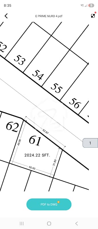 8 Marla Plot, New City Phase-2, Block-E Prime