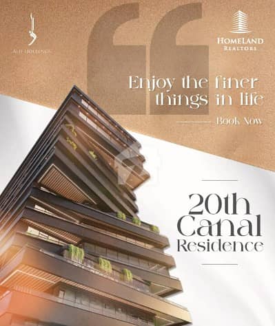Book One Bed Luxury Apartment In Just 16 Lakh On Instalment Plan In 20 Canal Residence Johar Town Block G-4