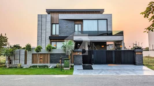 One Kanal Brand New Luxury Ultra-Modern Design Most Beautiful Fully Furnished Bungalow 2 Servant Quarter In Basement For Sale At Prime Location Of DHA Lahore Near To Park Masjid &Amp; DHA Raya Fairways Commercial