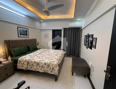 Captail Recidence E-11 1 Bedroom Furnished Apartment Available For Rent Beautiful Location