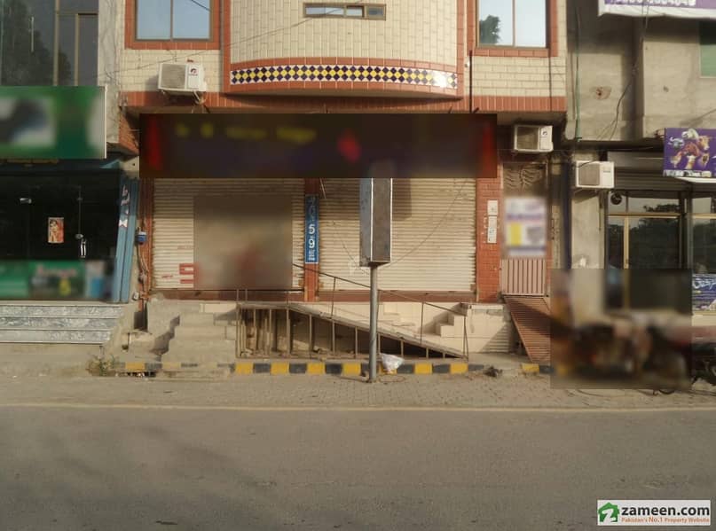 Triple Storey Beautiful Commercial Plaza Ground Floor Available For Rent At Tehsil Road, Okara