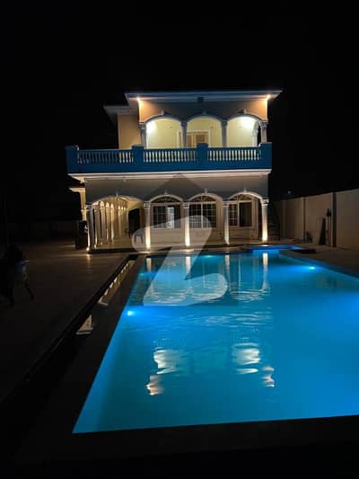 Farm House For Rent With Swimming Pool On Barki Road And Bedian Road Next To DHA Phase 7 Per Day