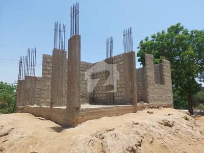 2 Side Corner Commercial Plot West Open | Plinth Installed | Al Noor Society