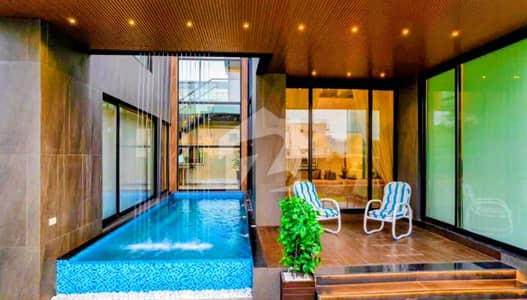 1 Kanal Top Quality Build Luxurious Beautiful Ultra Modern Design Villa Full Furnished With Basement For Sale In DHA Lahore Phase 6 Prime Location