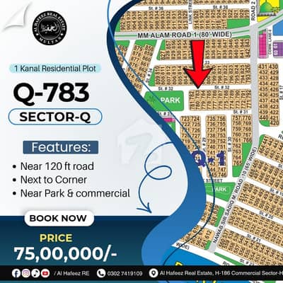 1 kanal Rasential plot for sale DHA Multan 1 kanal Rasential plot for sale DHA Multan