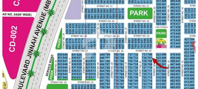 A Well Designed Residential Plot Is Up For Sale In An Ideal Location In Bahawalpur