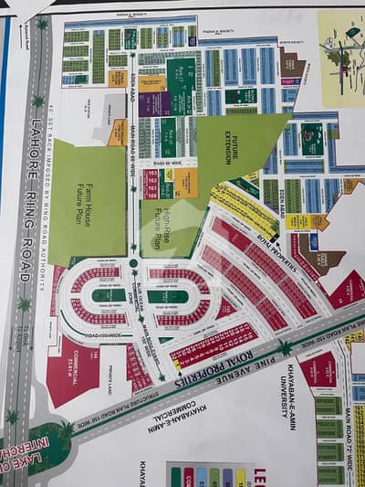 4.15 Marla Plot VIP Block In Eden Abad Maine Paine Avenue Road Lahore