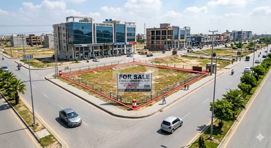 Best Investment Opportunity 8 Marla Commercial Plot DHA Rahbar