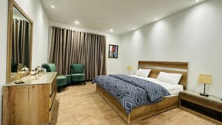Fully Furnished 1 Bed Apartment For Rent Open View  With Powder Room