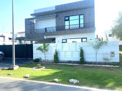 One Kanal 6 Month Used Luxury Ultra-Modern Design Most Beautiful Full Furnished 15KV Solar Attached Bungalow For Sale At Prime Location Of DHA Lahore Near To Park Masjid & Commercial Market.
