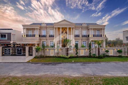 2 Kanal Brand New Victorian Faisal Rasul Design Most Beautiful Full Basement Fully Furnished Home Theater Swimming Pool Gym Bungalow Top Roof Garden For Sale At Prime Location of DHA Lahore Near To Park Masjid & DHA Raya Fairways Commercial