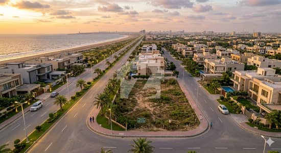 BEACH AVENUE COMMERCIAL PLOT FOR SALE DHA PHASE VIII EXT