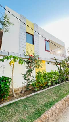 Al Muslim Society 400 Sq Yd G+1 House | Opposite Memon Hospital | 18KV Solar