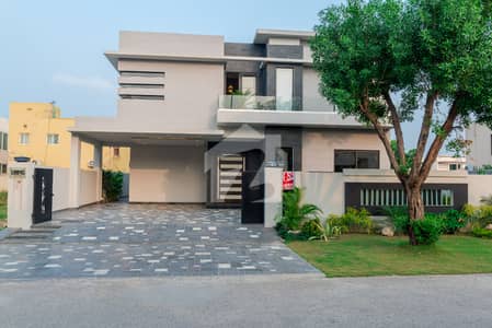 D H A Lahore 1 Kanal Brand New Mazher Munir Design House With 100% Original Pictures  Available For Rent