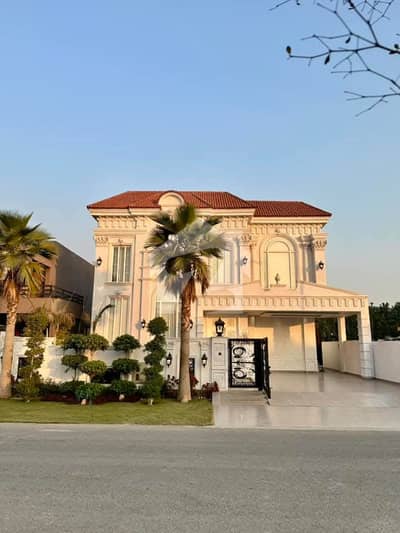 One Kanal Brand New Spanish Design Most Beautiful Full Basement Fully Furnished Swimming Pool Bungalow For Sale At Prime Location Of DHA Lahore Near To Park Masjid & DHA Raya Fairways Commercial