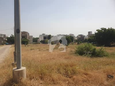 Three side corner commercial plot for sale in a well developing sector