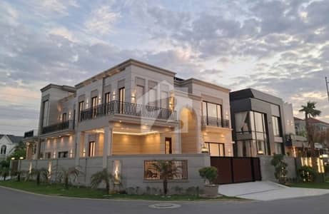 1 Kanal Double Unit Brand New Corner House for Sale at 100ft Road
