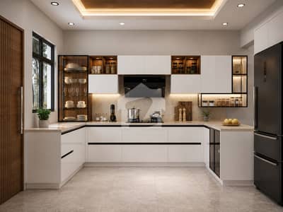 Branded dubai style project 1st time in shah faisal luxury serviced apartments 50% installments 50% bank loan