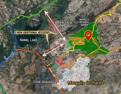 MARGALLA ENCLAVE ISLAMABAD 10 Plot Available For Sale Installment Plan 1.2. 3 Years Plan