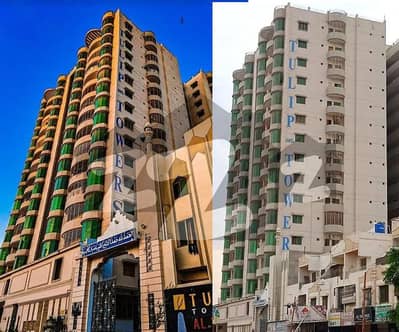 IN TULIP TOWER, A ZERO METER 3500 SQUARE FEET FLAT IS AVAILABLE FOR SALE IN TULIP TOWER, IN SCHEME 33 KARACHI