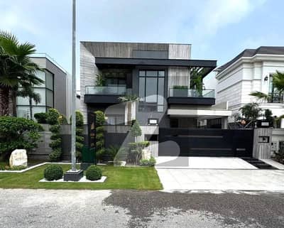 One Kanal Brand New Luxury Ultra-Modern Design Most Beautiful Fully Furnished Bungalow 2 Servant Quarter In Basement For Sale At Prime Location Of DHA Lahore Near To Park Masjid & Commercial Market