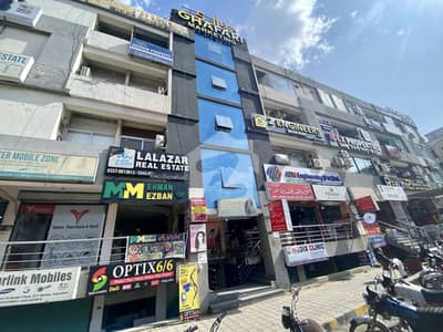 First Floor, Markaz Facing Corporate Office for Sale in New Plaza with Lift , Security , Maintenance, Washroom and Kitchen.