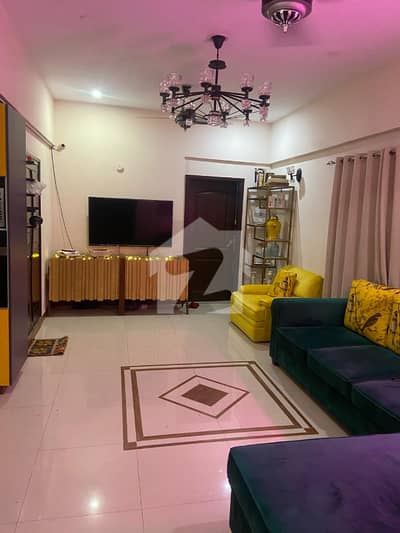 LUXURY APARTMENT FOR SALE VERY WELL MAINTAINED WITH PARKING AND LIFT DHA PHASE VII NEAR ALL NECESSARY LOCATION WELL MAINTAINED APARTMENT PURE 1ST FLOOR