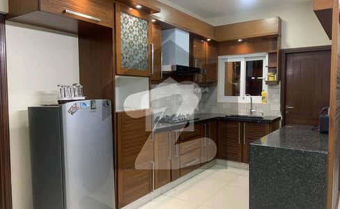 Flat available for rent in highrise building at prime location