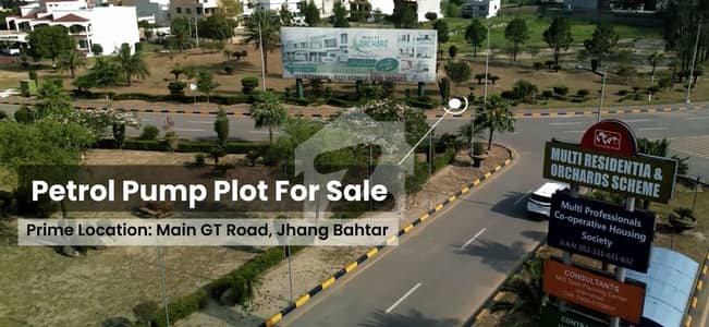 Prime Petrol Pump Plot For Sale 2877 Sq. Yards | 291 Ft Front On Main Batr Road | Multi-Residencia Orchard better than behria and DHA Scheme | High-Traffic KPK Route