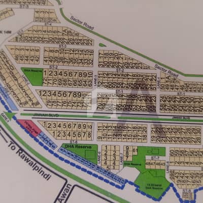 Corner Plot Available For Sale Sector A DHA Phase 2 Islamabad Street 06