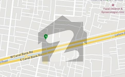 Prime 3 Marla 75 sqft corner plot for sale in Taj Bagh, Lahore, located just off Jahangir Road and Canal Road.