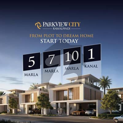 10 marla plot for sale in park view City Islamabad on Installments