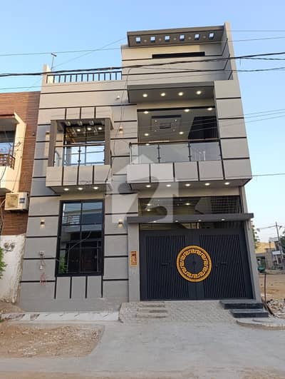 LUXURY DESIGN BRAND NEW 120 SQUARE YARD GROUND+ONE HOUSE FOR SALE IN SECTOR Q GULSHAN E MAYMAR KARACHI