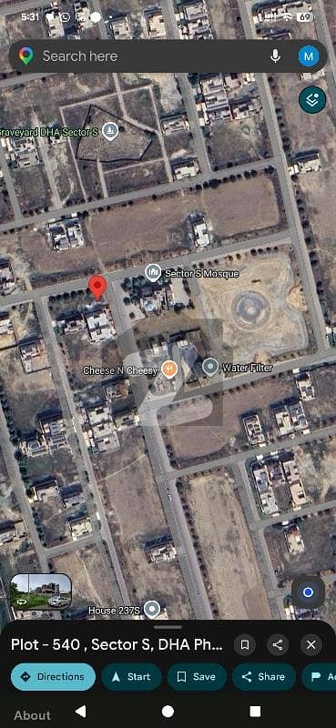 Corner + next to Park plot @ 70' Road