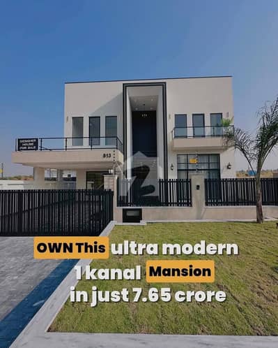 Modern Elevation 1 Kanal House For Sale