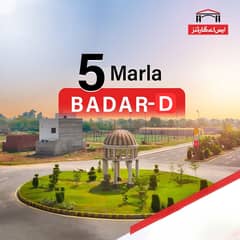 5 Marla Plot For Sale In Badar-D Block-SA Garden Phase 2