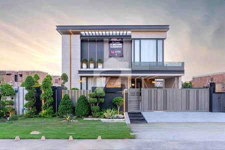 1 Kanal House Top Quality Build Luxurious Beautiful Modern Design Villa With Basement For Sale In DHA Lahore Phase 7 Prime Location Near To Raya