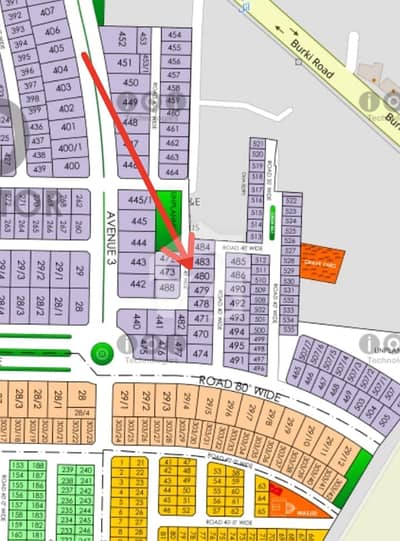 1 Kanal Plot Is For Sale In D Block Phase 8 DHA Lahore