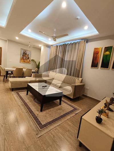 Rawalpindi Bahria Town Phase 7 River Hills 2 Bedroom Luxury Furnished Apartment Available For Rent