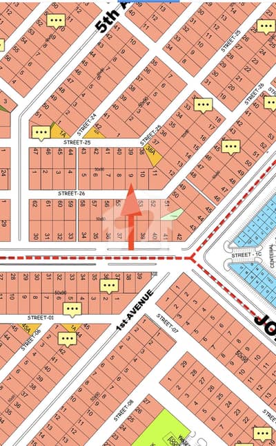 20 Marla Residential Plot For Sale In DHA Phase 5 - Sector A