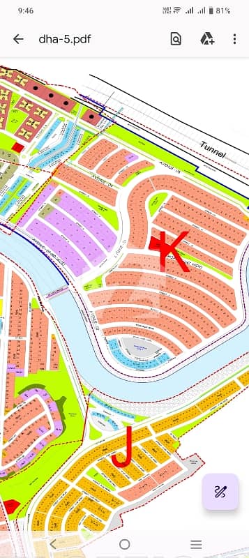 1 Kanal Plot For Sale In Dha Phase 5 Islamabad Street 15