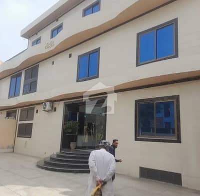 2 Kanal Triple Storey Corner Commercial Building For Rent - 16 KW Soller System With Green Meter Available